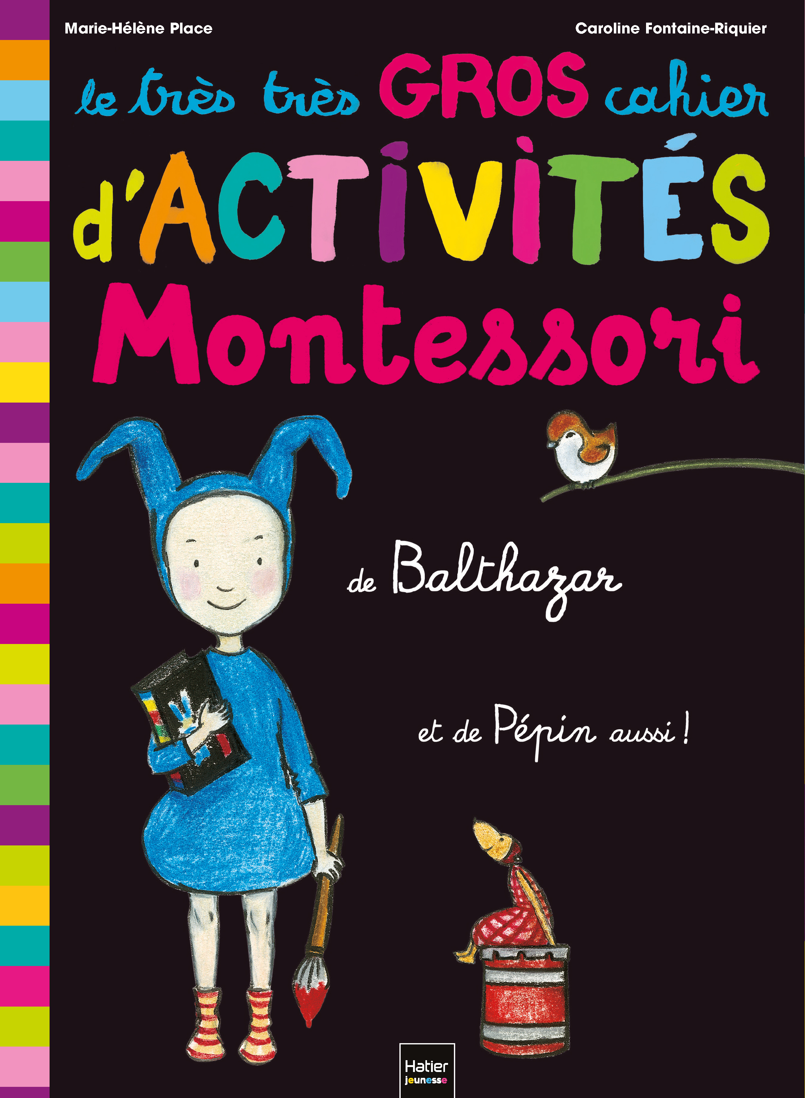 Couverture "Le très très gros cahier d'activités Montessori de Balthazar"
